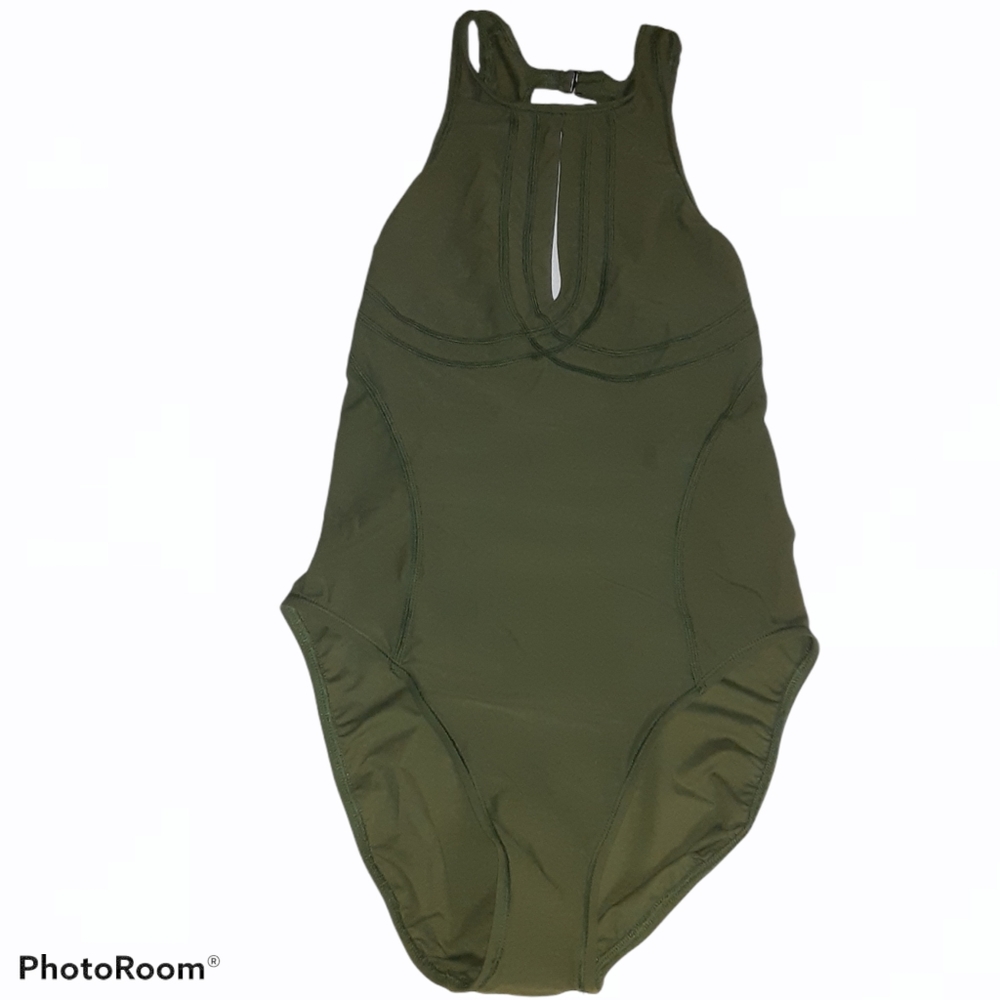 Everything But Water halter green swimsuit size 4